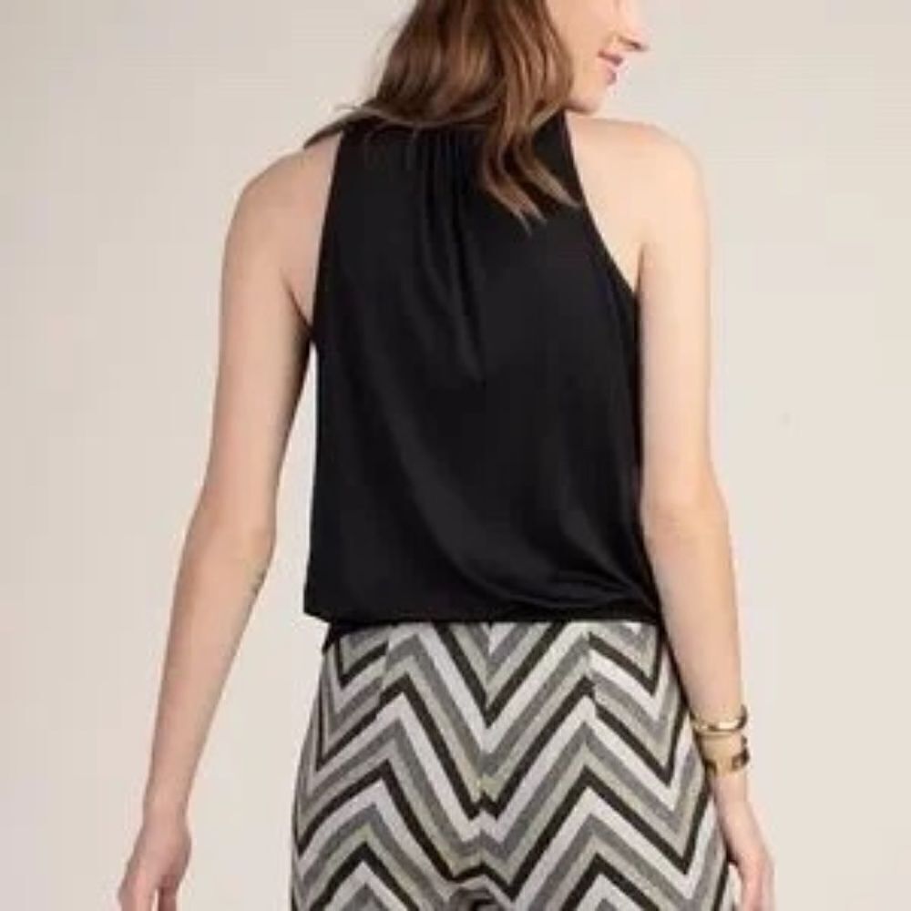 NWT TRINA TURK VANDA SULTRY SLEEVELESS TOP SIZE M - Picture 3 of 7